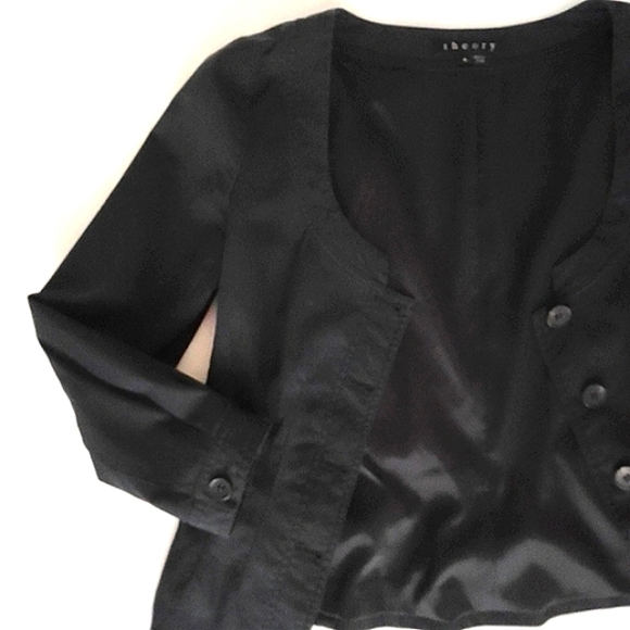 Clearance❤️Theory Scoop Neck Jacket - Picture 2 of 6